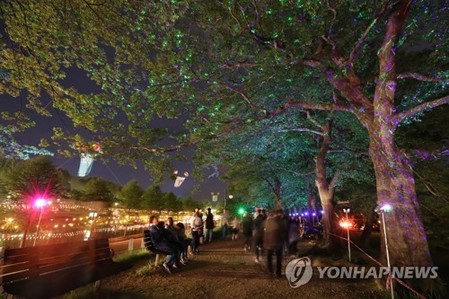 원주서 코로나19 극복 염원 전통 불빛 축제 열려