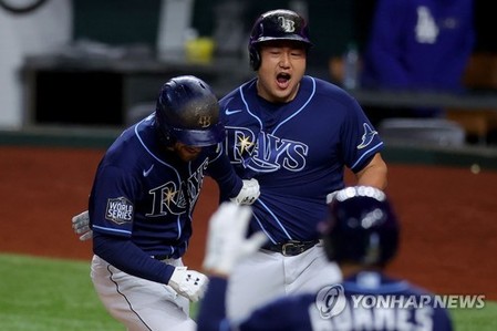 최지만 뽑은 스카우트 "참 재밌는 선수…WS 출전 자랑스러워"