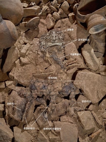 1천500년전 창녕 비화가야 지배자 무덤서 장신구 다량 출토