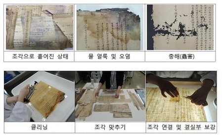 병풍 속 잠자던 조선시대 기상 기록 100여 년 만에 복원