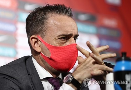 Revenge not on mind for S. Korean men's football coach ahead of Nov. friendlies