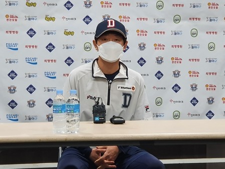 정수빈 "가을에 영웅 되고 싶은 건, 올해도 마찬가지죠"