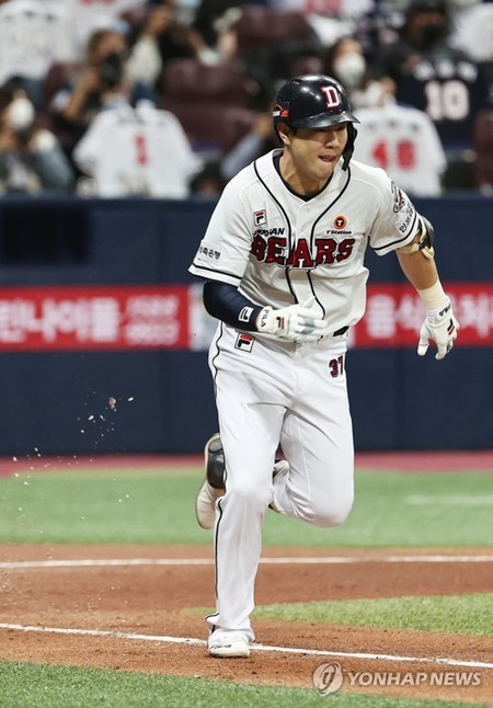 박건우, 선발 라인업 복귀…김태형 두산 감독 "끝까지 해보라고"