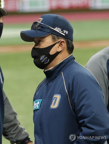 이동욱 NC 감독 "구창모, 완벽한 투구…양의지 홈런 결정적"