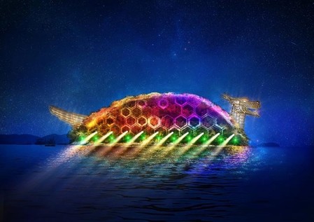 진해 속천 앞바다에 거북선 뜬다…대죽도에 '거북선 경관조명'