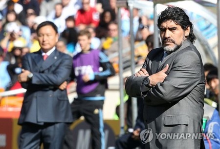 Former S. Korea defender recalls World Cup battle with late Maradona