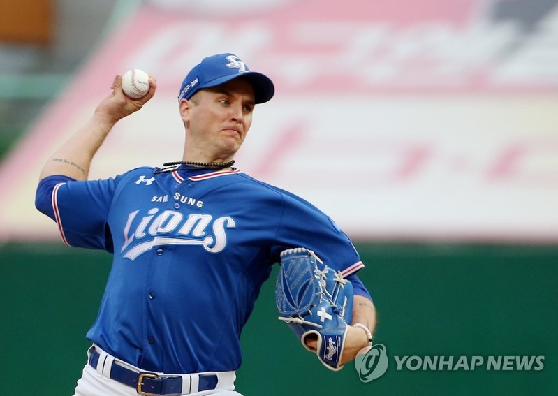 KBO's Lions bring back ace David Buchanan on one-year deal