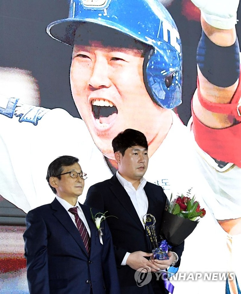 "100점 만점" 양의지, 2년 연속 '스포츠서울 올해의 선수'(종합)