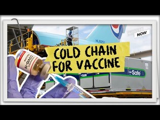 How are COVID-19 vaccines delivered across the world?