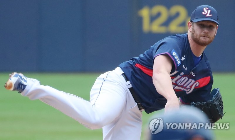 프로야구 삼성, 투수 라이블리와 재계약…외국인 구성 완료