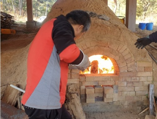 고흥 운대리 분청사기, 전통 흙가마에서 재현