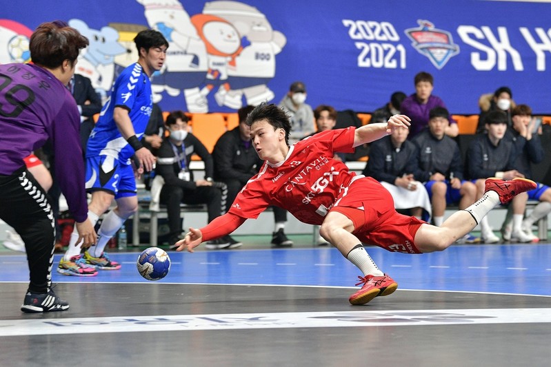 핸드볼리그 SK 김기민 버저비터 무효…인천도시공사와 무승부