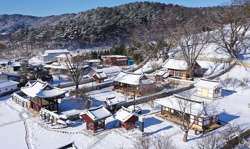 [픽! 정읍] '한 폭의 동양화'…흰옷 갈아입은 무성서원
