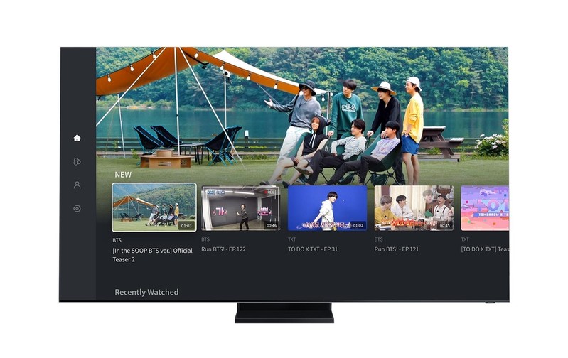 "대화면으로 BTS를"…삼성 스마트TV, 빅히트엔터 '위버스' 론칭