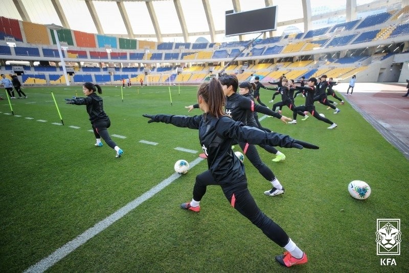 Women's nat'l football team to hold final camp ahead of Olympic qualifiers