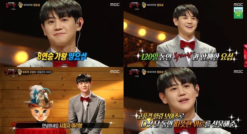 복면가왕 '부뚜막 고양이' 양요섭 "8연승, 부담 있었지만 행복"