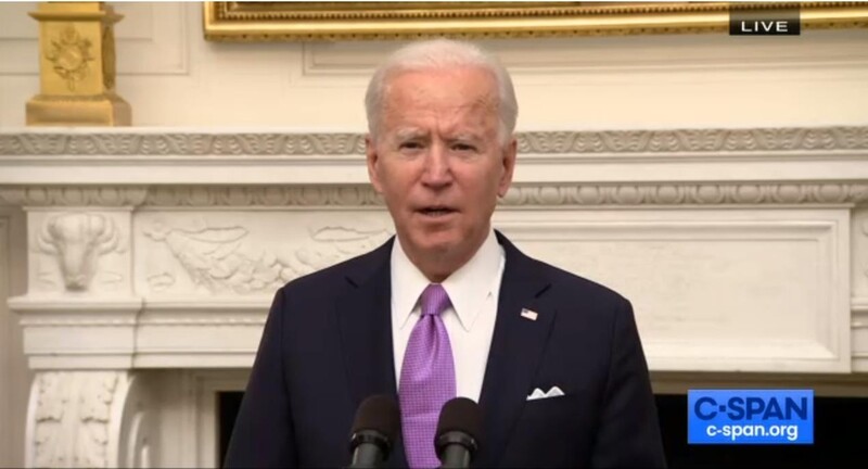Biden urges Americans to 'mask up' before vaccination