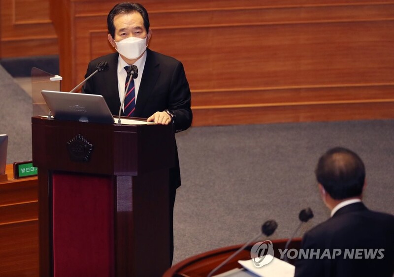시진핑 방한 추진은 대선용?…정총리 "대통령 모독"