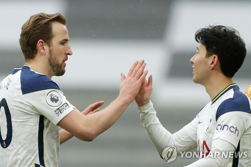 3연패 탈출 이끈 영혼의 콤비…손흥민 "케인이 그리웠다"