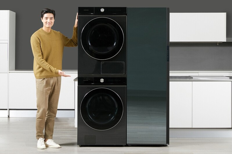 삼성 '뉴 그랑데 AI' 세탁·건조기 출시…새 디자인에 기능 강화