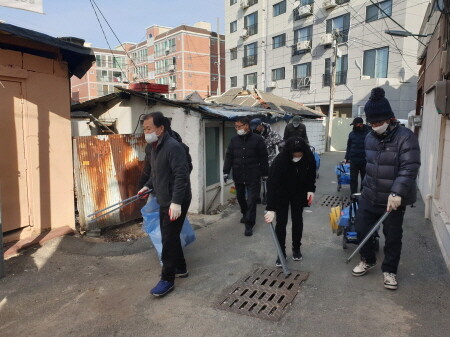 부산 사상구 모라1동, '설 맞이 도시환경정비의 날' 운영