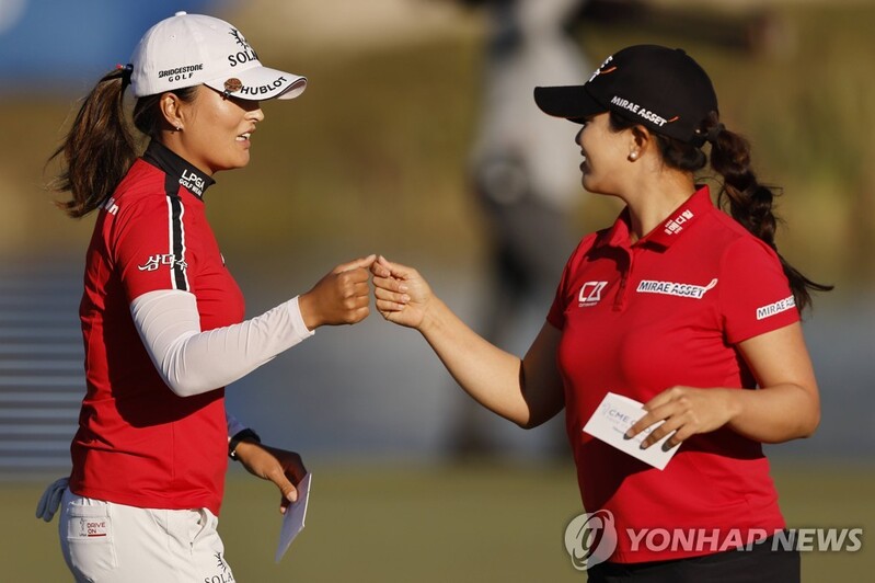 Top 2 LPGA golfers shoot down rivalry talks ahead of season debut