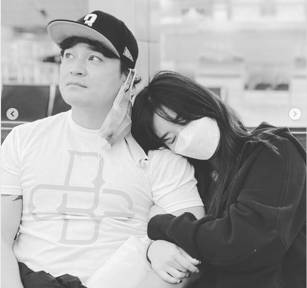 남편 배웅한 하원미 씨 "불꽃 남자 추신수, 야구 원 없이"