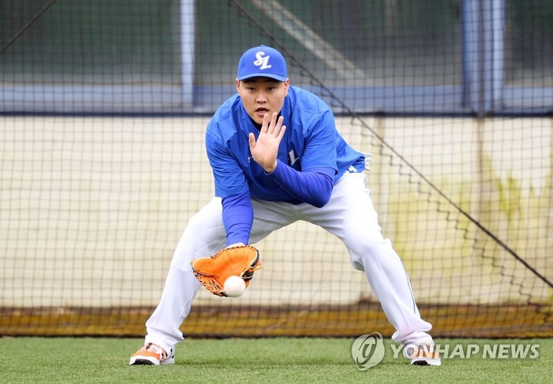 New player for KBO club wishes old teammates success
