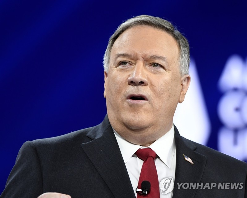 폼페이오도 "미, 2022 베이징 동계올림픽 보이콧해야" 가세