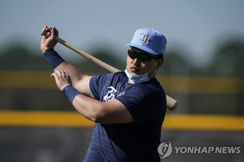 최지만, MLB 시범경기 첫 2루타에 멀티 히트