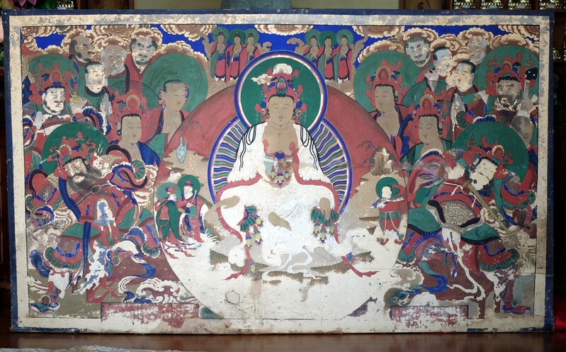 청주 운용사 '백의관음보살후불도' 충북 문화재자료 지정