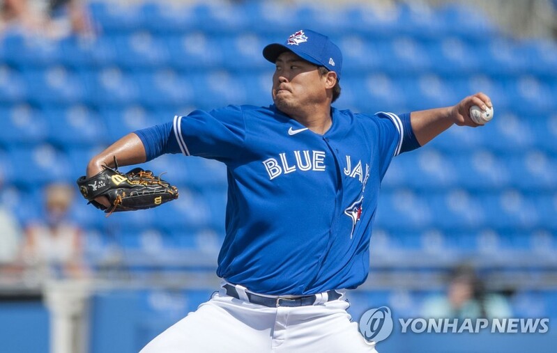 류현진 연습경기서 5이닝 5탈삼진…MLB 개막전 준비 '착착'