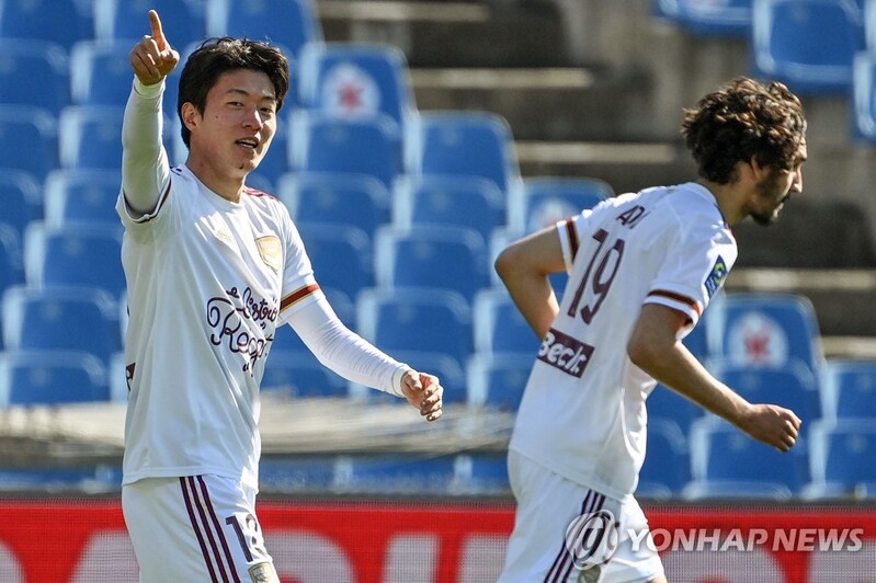 황의조 시즌 9호 골 작렬…팀은 몽펠리에에 1-3 역전패