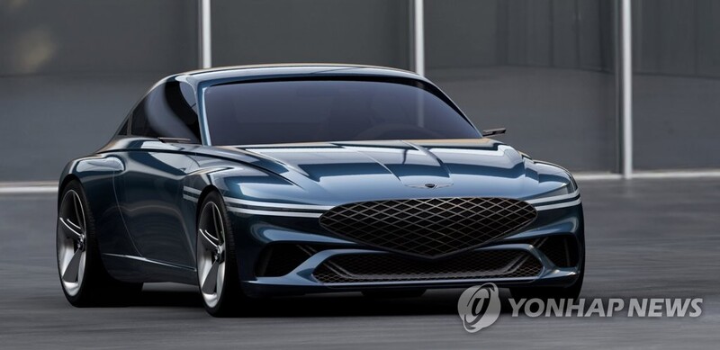 제네시스, 전기차 기반 GT 콘셉트카 '제네시스 엑스' 선보여