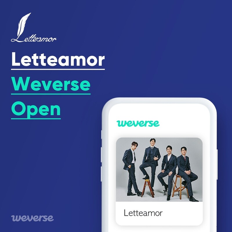 크로스오버 그룹 레떼아모르, 위버스에 커뮤니티 개설