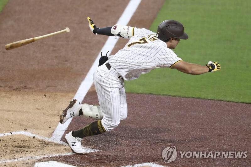 김하성, 사흘 만에 안타 치고 MLB서 첫 득점도