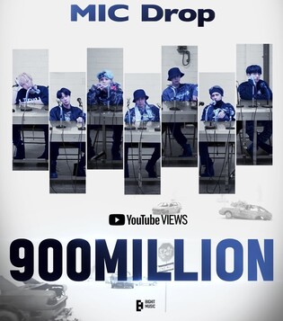 'MIC Drop' becomes 5th BTS video to top 900 mln views