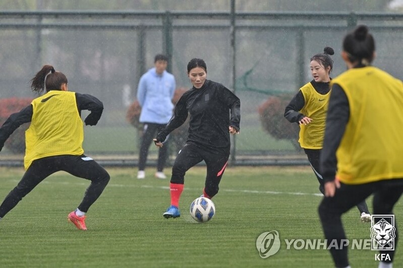 S. Korea coach calls for 'almost perfect game' vs. China in Olympic women's football qualifying match