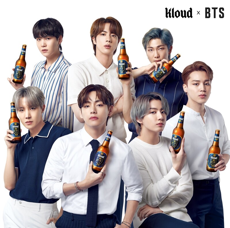 Global K-pop dynamite BTS selected as Kloud beer's new model