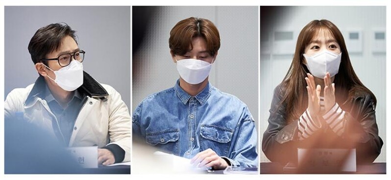 Actors Lee Byung-hun, Park Seo-joon and actress Park Bo-young start filming for the movie "Concrete Utopia"