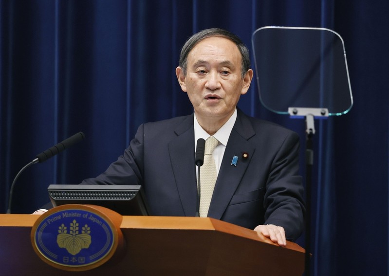 日스가 "올림픽 개최 위해 감염확산 억제에 전력 대응"