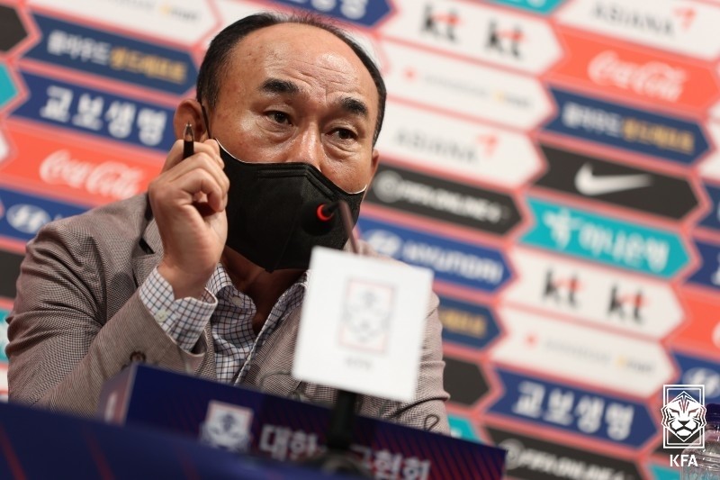 김학범 감독 "도쿄 와일드카드 후보, 손흥민·황의조 등 11명"