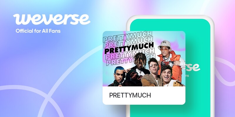 Boy band PRETTYMUCH joins Weverse as the fifth foreign artist