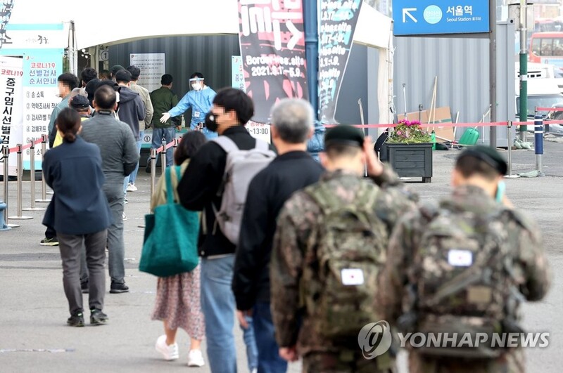 7 soldiers test positive for virus in another cluster infection