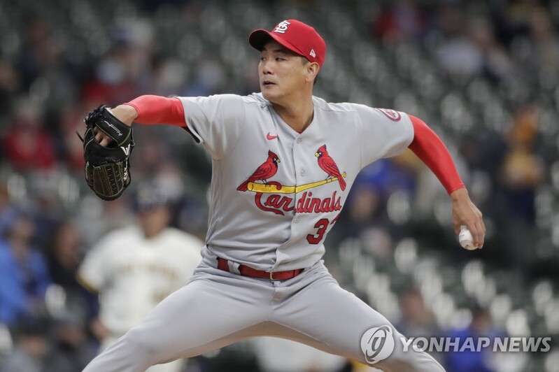 김광현 밀워키 상대로 5⅓이닝 1실점…0-1서 강판해 패전 위기
