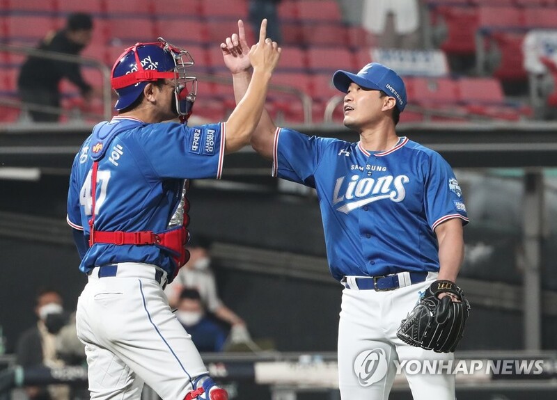 Lions dream big after reaching small milestone in KBO