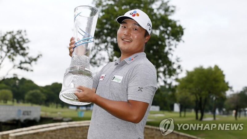 (LEAD) Lee Kyoung-hoon captures 1st PGA Tour win in Texas