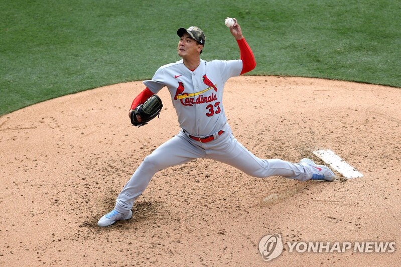 1st MLB loss lifts weight off shoulders of Cardinals' pitcher Kim Kwang-hyun