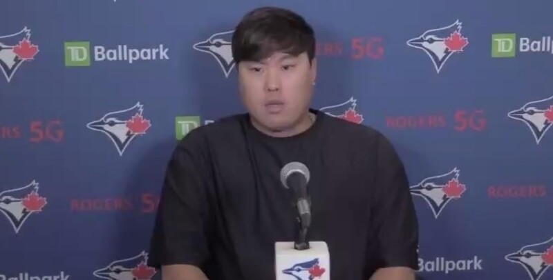 류현진 "지난번 보스턴전과는 컨디션과 제구가 달랐다"