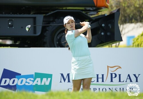 '매치퀸' 2연패 파란불…김지현, 조별리그 1차전 승리(종합)